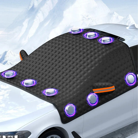 Large Magnetic Snow and Ice Windshield Cover| Rear Mirror Covers